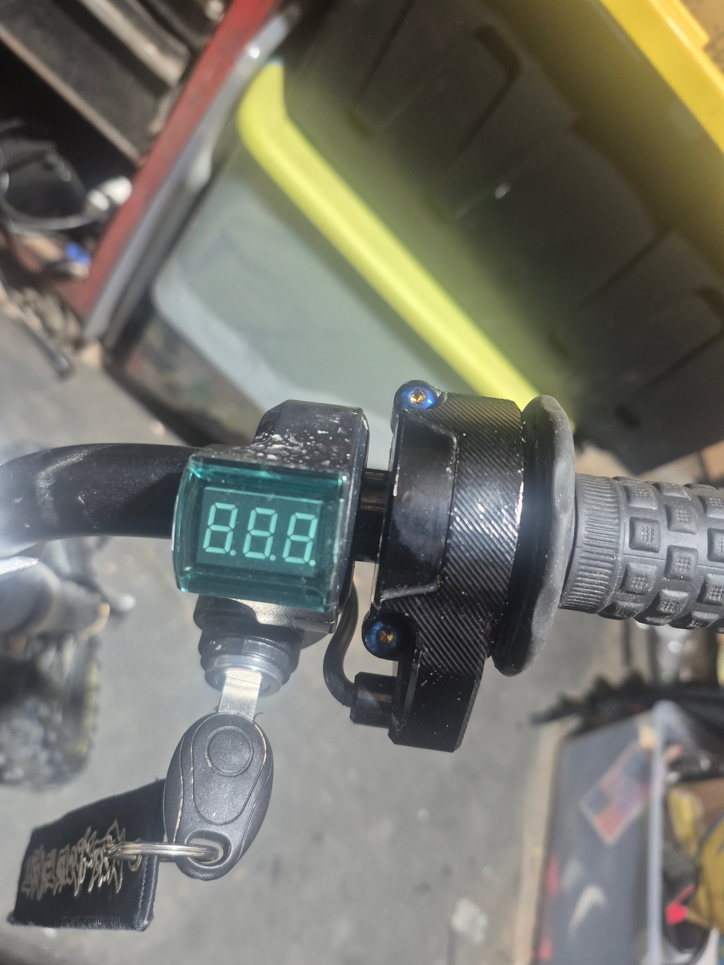 Surron throttle titanium bolts