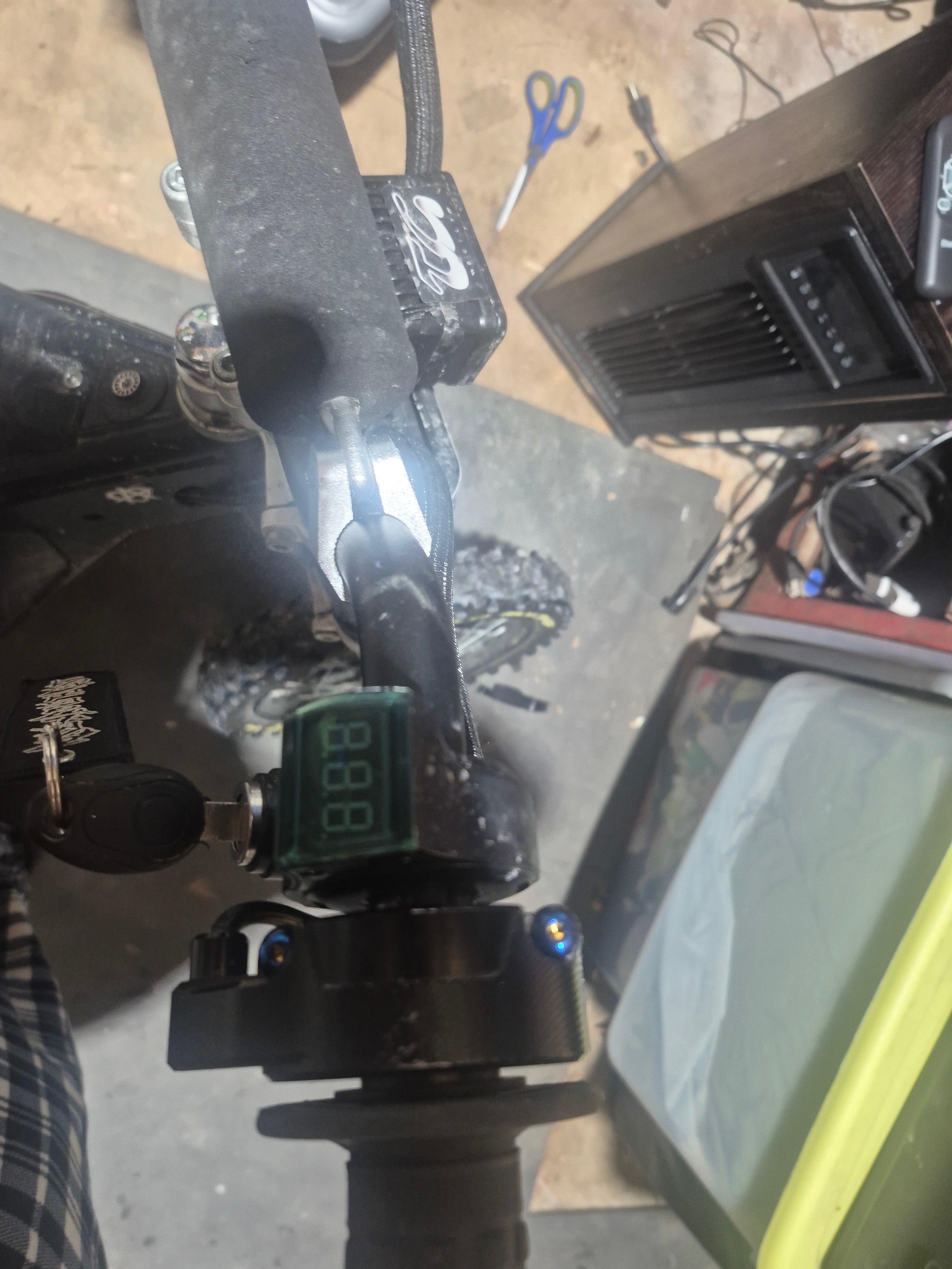 Surron throttle titanium bolts